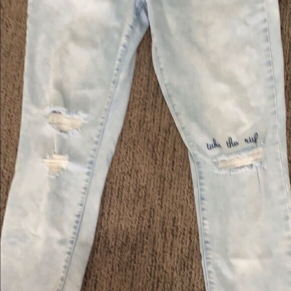 Arizona Jeans super skinny graphics distressed 13 - Picture 6 of 12